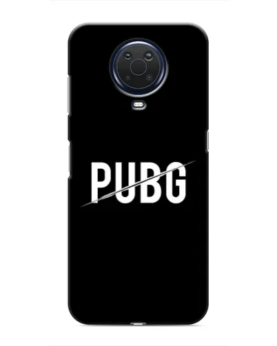 Чехол для Nokia G20 с картинкой «PUBG — белый логотип» Чехол для Nokia G20 с картинкой «PUBG — белый логотип»