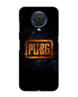 Чехол для Nokia G20 с картинкой «PUBG — золотой логотип»