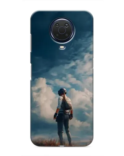Чехол для Nokia G20 с картинкой «Герой PUBG на скале» Чехол для Nokia G20 с картинкой «Герой PUBG на скале»
