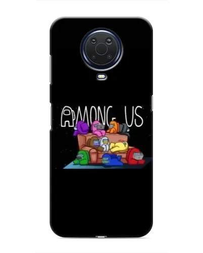 Чехол для Nokia G20 с картинкой «Логотип Among Us»