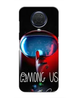 Чехол для Nokia G20 с картинкой «Красный импостер — макро» Чехол для Nokia G20 с картинкой «Красный импостер — макро»