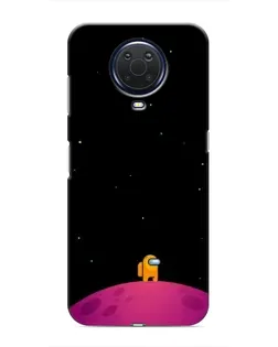 Чехол для Nokia G20 с картинкой «Одинокий герой на планете» Чехол для Nokia G20 с картинкой «Одинокий герой на планете»