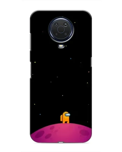 Чехол для Nokia G20 с картинкой «Одинокий герой на планете»