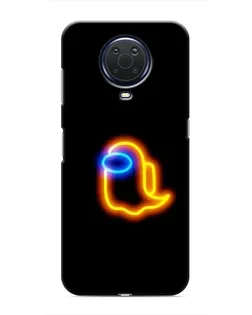 Чехол для Nokia G20 с картинкой «Among Us неоновое сияние» Чехол для Nokia G20 с картинкой «Among Us неоновое сияние»