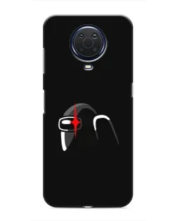 Чехол для Nokia G20 с картинкой «Among Us шлем» Чехол для Nokia G20 с картинкой «Among Us шлем»