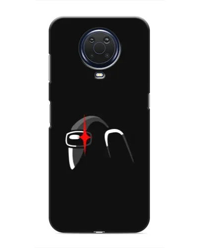 Чехол для Nokia G20 с картинкой «Among Us шлем»