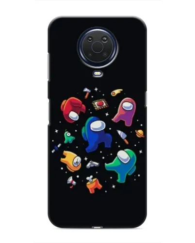 Чехол для Nokia G20 с картинкой «Among Us космос»