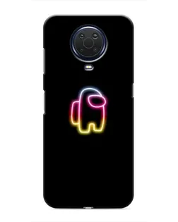 Чехол для Nokia G20 с картинкой «Among Us градиент» Чехол для Nokia G20 с картинкой «Among Us градиент»