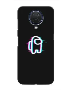 Чехол для Nokia G20 с картинкой «Among Us неон» Чехол для Nokia G20 с картинкой «Among Us неон»