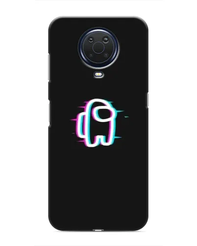 Чехол для Nokia G20 с картинкой «Among Us неон»