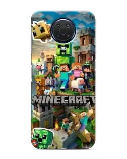 Чехол для Nokia G20 с картинкой «Замок Minecraft» Чехол для Nokia G20 с картинкой «Замок Minecraft»