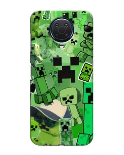 Чехол для Nokia G20 с картинкой «Криперы Minecraft» Чехол для Nokia G20 с картинкой «Криперы Minecraft»