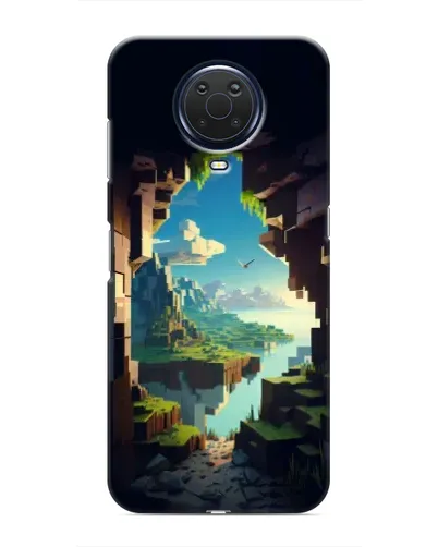 Чехол для Nokia G20 с картинкой «Вид из пещеры»