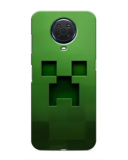 Чехол для Nokia G20 с картинкой «Крипер микро-дизайн»