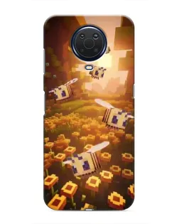 Чехол для Nokia G20 с картинкой «Поле подсолнухов»