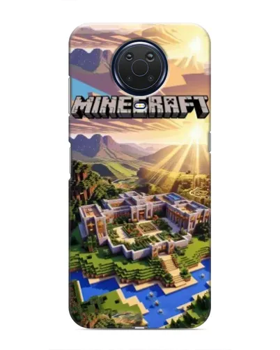 Чехол для Nokia G20 с картинкой «Minecraft панорама»