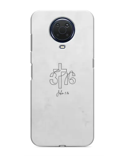 Чохол для Nokia G20 з картинкою «Івана 3:16 Хрест» Чохол для Nokia G20 з картинкою «Івана 3:16 Хрест»