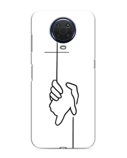 Чохол для Nokia G20 з картинкою «Рука тримає»