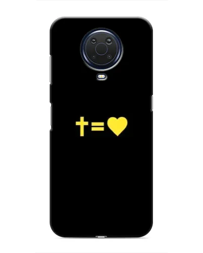 Чохол для Nokia G20 з картинкою «Серце та Хрест» Чохол для Nokia G20 з картинкою «Серце та Хрест»