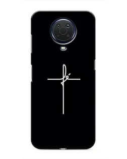 Чехол для Nokia G20 с картинкой «Тонкий крест»
