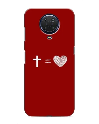 Чехол для Nokia G20 с картинкой «Уравнение любви» Чехол для Nokia G20 с картинкой «Уравнение любви»