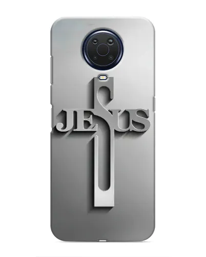 Чехол для Nokia G20 с картинкой «Металлический крест Jesus» Чехол для Nokia G20 с картинкой «Металлический крест Jesus»