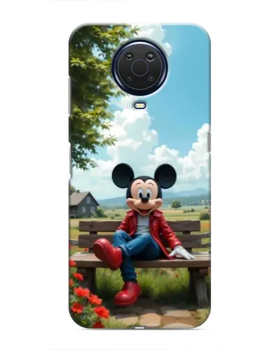 Чехол для Nokia G20 с картинкой «Микки на скамейке» Чехол для Nokia G20 с картинкой «Микки на скамейке»