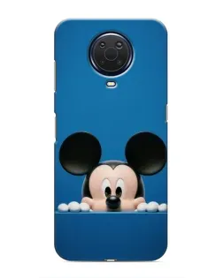Чехол для Nokia G20 с картинкой «Микки выглядывает» Чехол для Nokia G20 с картинкой «Микки выглядывает»