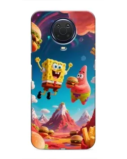 Чехол для Nokia G20 с картинкой «Космический фастфуд» Чехол для Nokia G20 с картинкой «Космический фастфуд»