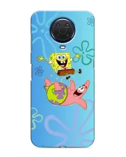 Чехол для Nokia G20 с картинкой «Спанч Боб и Патрик» Чехол для Nokia G20 с картинкой «Спанч Боб и Патрик»