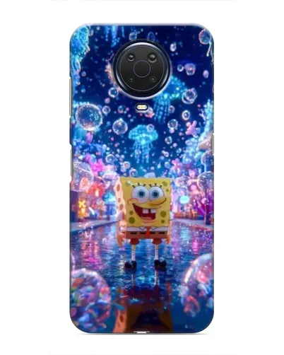 Чехол для Nokia G20 с картинкой «Неоновый океан»