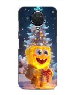 Чехол для Nokia G20 с картинкой «Рождественский Спанч Боб» Чехол для Nokia G20 с картинкой «Рождественский Спанч Боб»