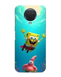 Чехол для Nokia G20 с картинкой «Спанч Боб под водой» Чехол для Nokia G20 с картинкой «Спанч Боб под водой»