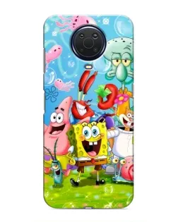 Чехол для Nokia G20 с картинкой «Губка Боб и друзья» Чехол для Nokia G20 с картинкой «Губка Боб и друзья»