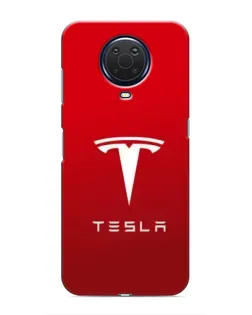 Чехол для Nokia G20 с картинкой «Tesla Red Classic»