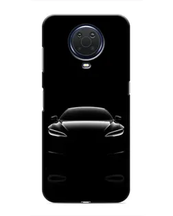 Чехол для Nokia G20 с картинкой «Силуэт Tesla Night»