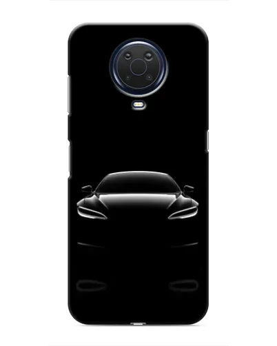 Чехол для Nokia G20 с картинкой «Силуэт Tesla Night»