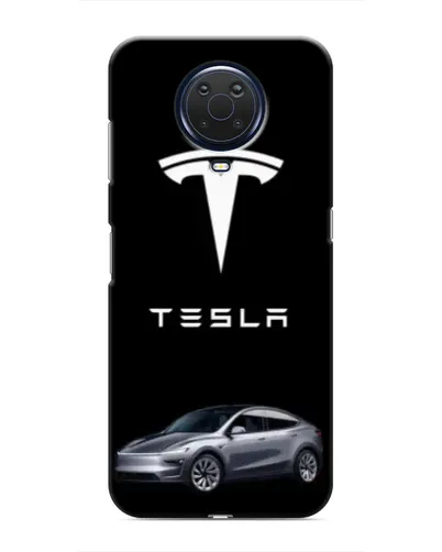 Чехол для Nokia G20 с картинкой «Tesla Model Y»