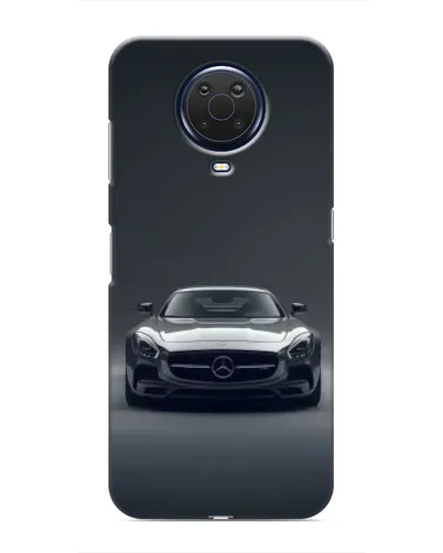 Чехол для Nokia G20 с картинкой «Mercedes на черном»