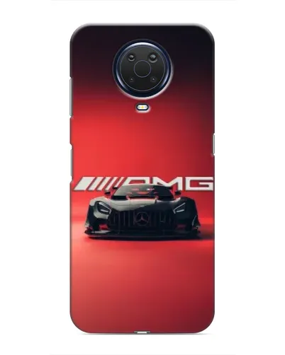 Чехол для Nokia G20 с картинкой «Mercedes AMG — красная линия»