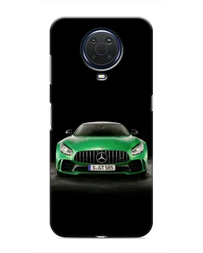 Чехол для Nokia G20 с картинкой «Mercedes — неоновый лого»