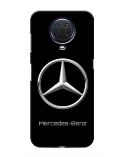 Чехол для Nokia G20 с картинкой «Mercedes Silver Logo»