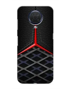 Чехол для Nokia G20 с картинкой «Mercedes Carbon Grid»