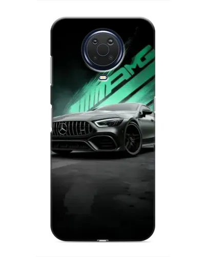 Чехол для Nokia G20 с картинкой «Темный Mercedes AMG»