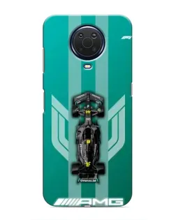 Чехол для Nokia G20 с картинкой «Mercedes AMG Petronas»