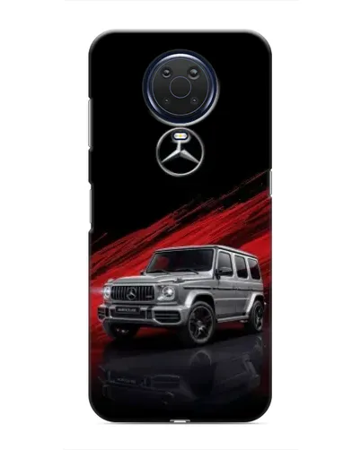 Чехол для Nokia G20 с картинкой «Mercedes G-Class красный»