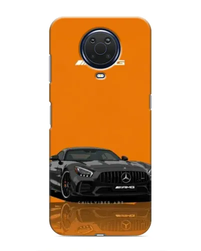 Чехол для Nokia G20 с картинкой «Оранжевый Mercedes AMG»