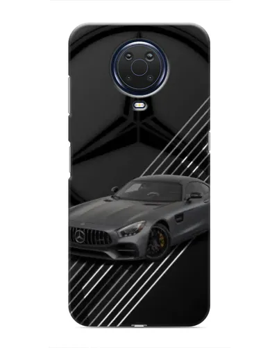 Чехол для Nokia G20 с картинкой «Mercedes AMG — графика»