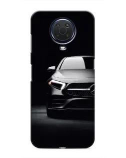 Чехол для Nokia G20 с картинкой «Свет фар Mercedes»