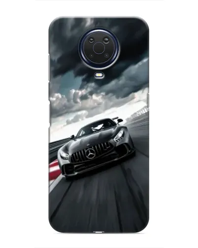 Чехол для Nokia G20 с картинкой «Гоночный Mercedes AMG»